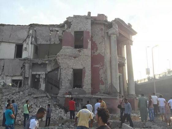 صورة لموقع الحادث منتشرة على الإنترنت